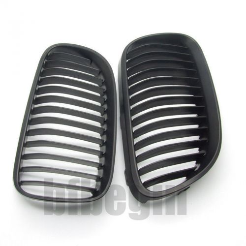 New matte black kidney grills front grille for bmw e92 e93 m3 3-series 2dr