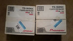 2 nib pioneer ts-w26c 10&#034; subs all papers/screws  low shipping $