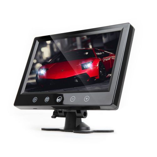L0611z car 9&#034; f digital standalone headrest hd monitor stand alone ir hdmi 1080p