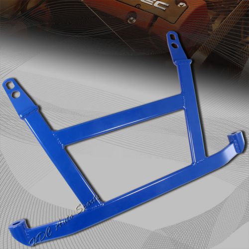 For 1994-2001 acura integra 2dr blue 4-point h-brace aluminum front lower bar