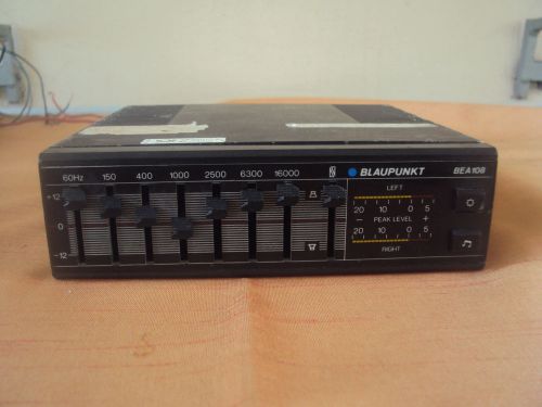 Vintage blaupunkt bea 108 /7 band graphic equalizer-amplifier 4x25 watt