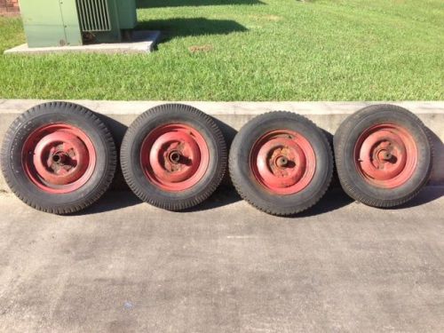 1930s 1940s sprint car race speedster wheels with model t ford hubs!