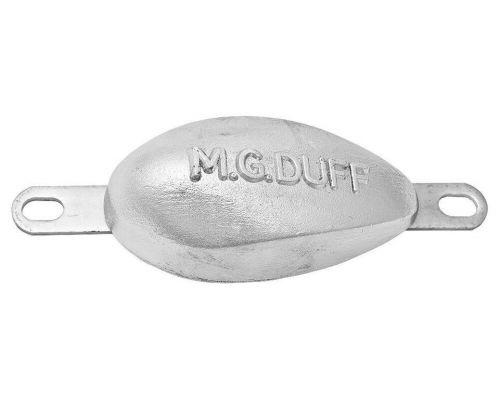 M.g. duff zinc anode 4+lbs 99.6% pure #zd77 hull electroplating, boat salt water