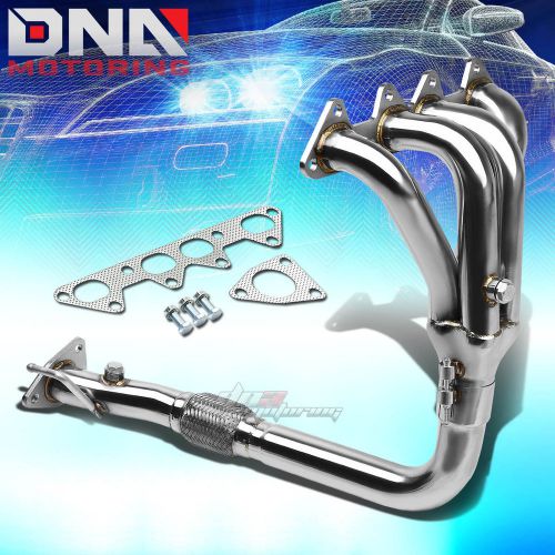Stainless steel 4-1 header for 98-02 accord f23 2.3l 4cyl cg exhaust/manifold