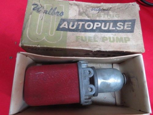 Vintage walbro aftermarket accessory 6 volt electric fuel pump no reserve