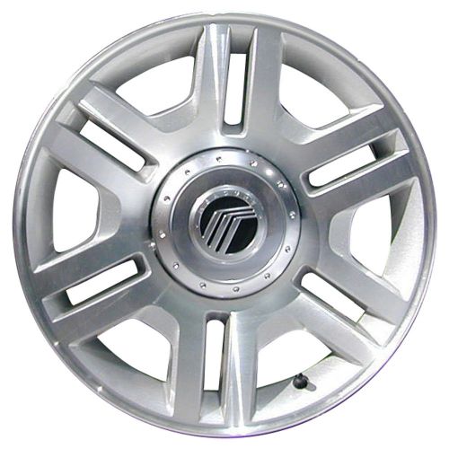 Oem reman 17x7.5 alloy wheel, rim sparkle silver painted with machined face-3525
