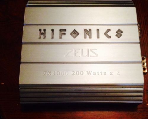 Hifonics zues zx-4000 2x4000 200 watts x 2