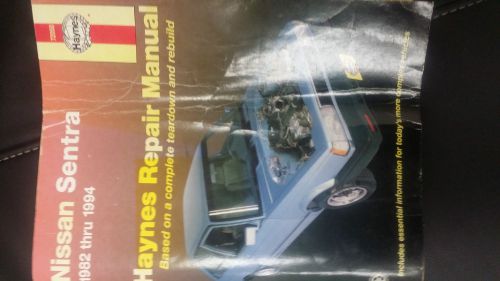 Haynes repair manual nissan sentra 1982-1994