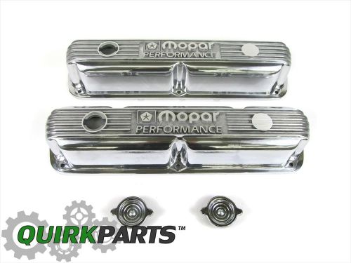 Mopar performace 318/340/360 small block engines polished aluminum valve covers