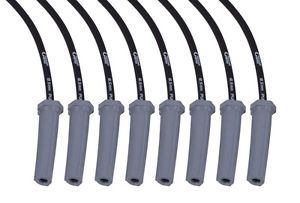 Crane fire wire spark plug wire set spiral core 8.5 mm black v8 p/n 255-0081