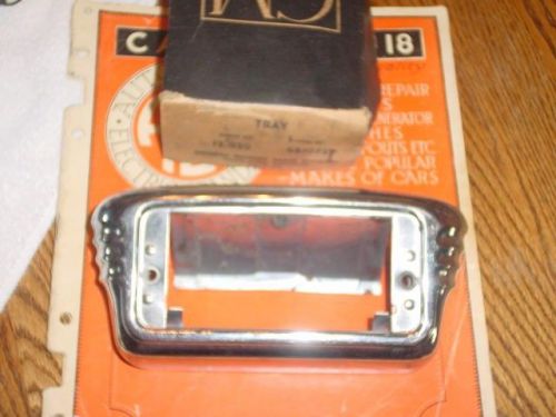 Nos gm 1951-54 chevrolet ash tray chrome trim