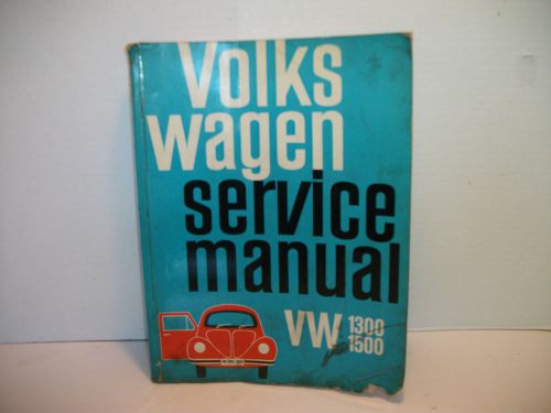 Vw 1300-1500 shop manual