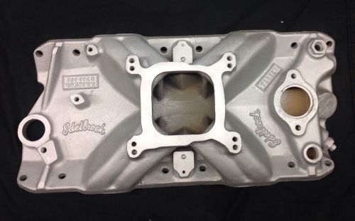 Edelbrock sbc torker intake manifold 283, 307,327, 350, 383 no reserve!