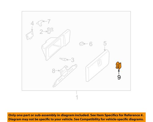 Gm oem glove box-latch 19260651