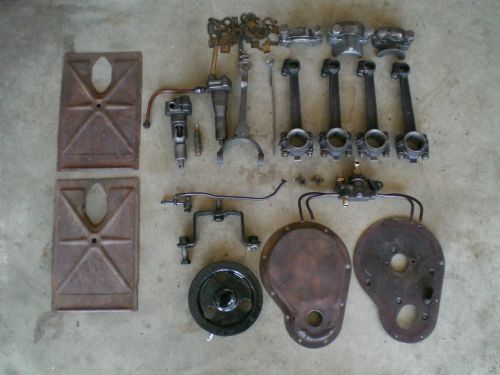 1928 chevrolet connecting rods, main bearing caps and engine parts