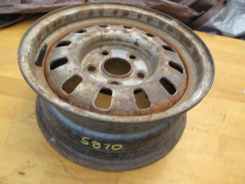67 68 69 70 ford torino ranchero mustang cougar oem 14x7 steel rally wheel