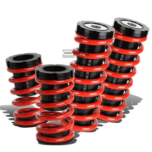 For 00-05 mit eclipse 3g adjustable scaled coilover red coil springs 1-3&#034; drop