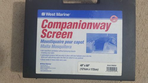 Boat companion way screen