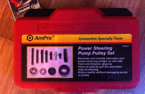 Ampro power steering pump pulley set