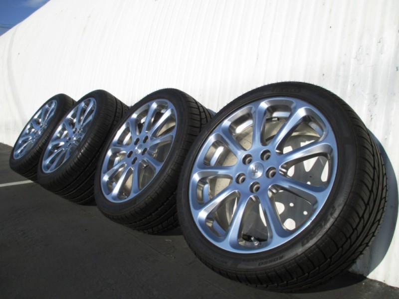 New 19" maserati quattroporte oem factory polished bbs wheels pirelli tires tpms