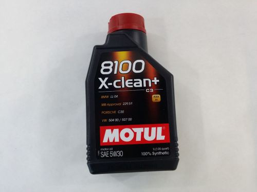 106376 motul 8100 1 liter 5w-40 x-clean+ engine oil 504 00 / 507 00,229.51,ll-04