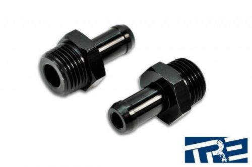 Treadstone performance 1/4&#034; npt to 1/4&#034; barb straight fitting acc-bv-1414blk
