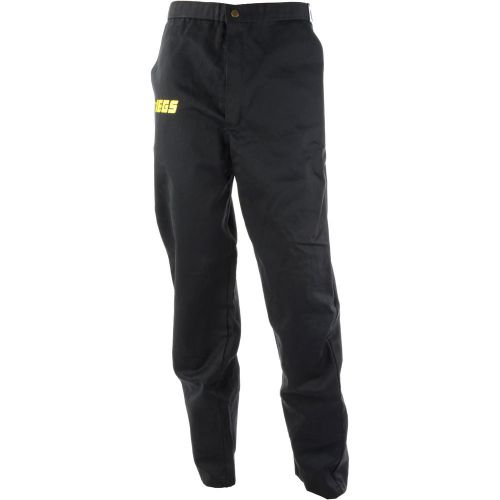 Jegs performance products 6033 black single layer pants x-large boot cuffs