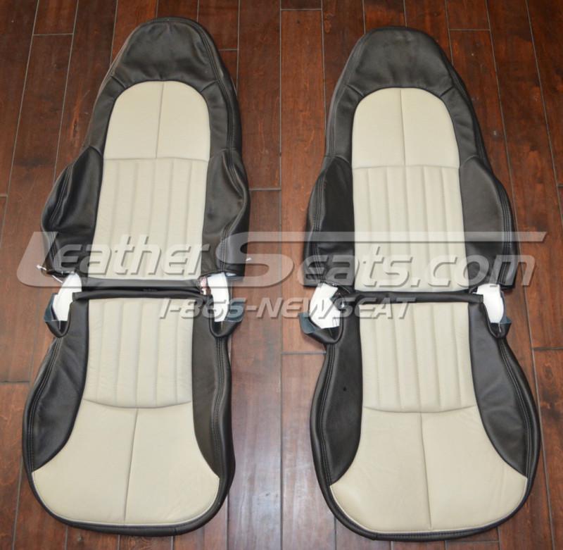 1997 - 2004 chevrolet corvette base seat custom leather seat upholstery covers