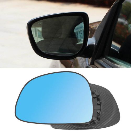 New power heated w/turn signal side view mirror blue glasses for citroen elysee