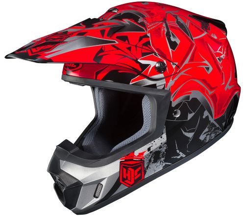 Hjc cs-mx ii graffed mc-1 motocross helmet size medium