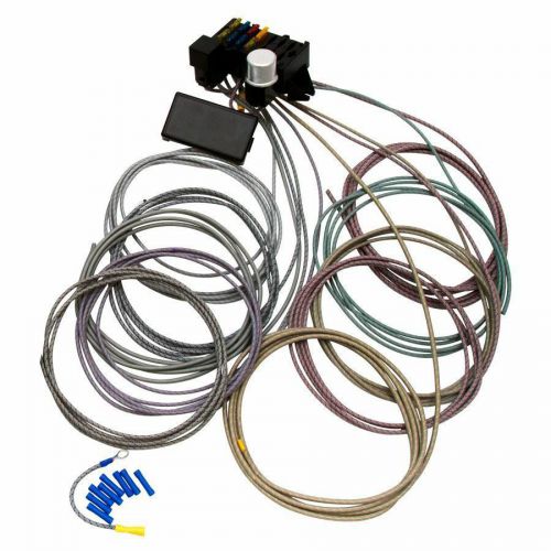 8 fuse retro series cloth wire panel systemwire terminals wire kit automotive