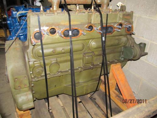 Hercules rxc rebuild long block gasoline engine military surplus vintage 6 cyl.