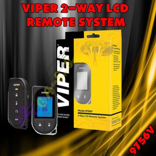 Viper 9756v 2-way lcd rf remote control kit for 4x10, 5x10 and viper retro-fit