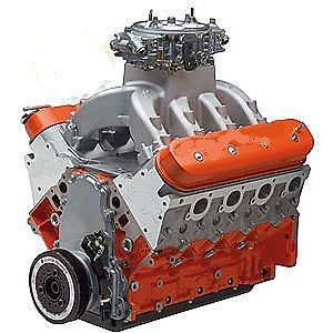 454 ci lsx ls stroker engine (includes cnc ported heads, intake, carb)