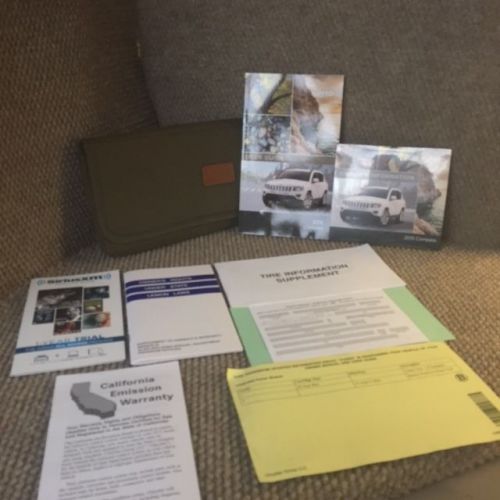 2015 jeep compass owners manual with dvd and case