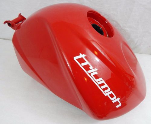 Oem triumph street triple 675 original red paint gas fuel tank only used part
