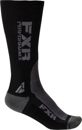 Fxr men&#039;s turbo athletic socks (3 pack)  -  black/charcoal  -  os