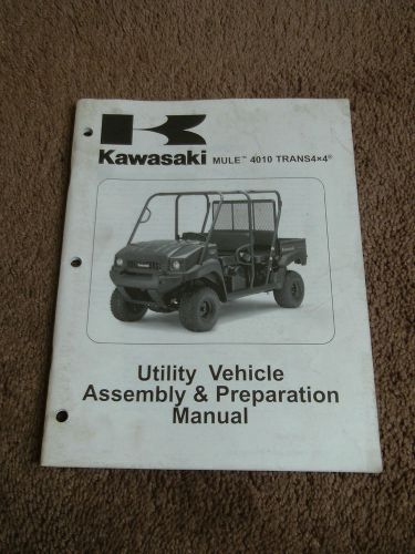 2009 kawasaki mule 4010 trans4x4 utv assembly set up manual kaf 620 r9f s9f