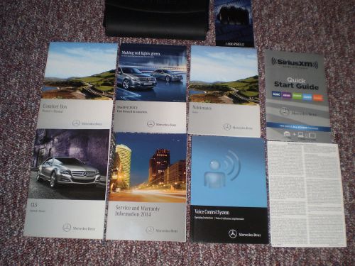 2014 mercedes benz cls complete car owners manual books guide case all models