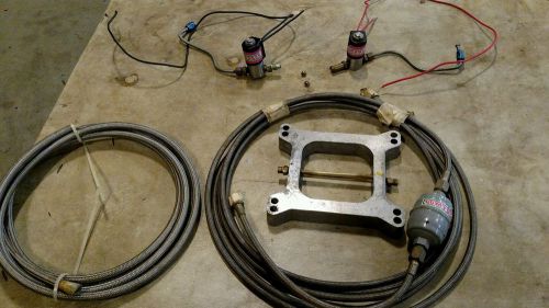 Nitrous plate and solenoids nos, compucar , nitrous express. free shipping