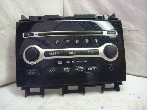 09 10 nissan maxima radio 6 disc cd mp3 cy28d 28185-9n00a face plate replacement