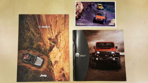 2015 jeep wrangler dealer brochures, buyer&#039;s guide, mopar catalog
