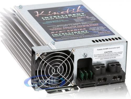 New! kinetik kips12-80 80 amp 12v power supply/charger w/ smart dual mode design