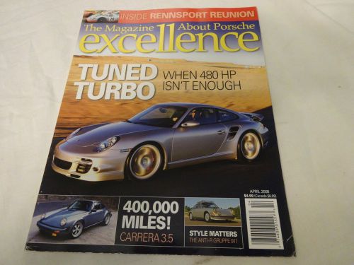 April 2008 issue of porsche excellence magazine--number 163