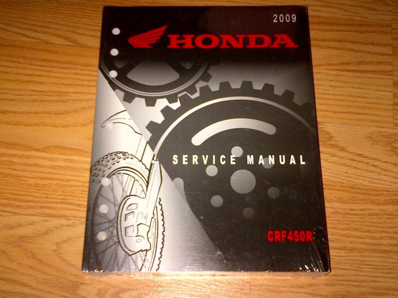2009 honda crf450r factory service manual new in wrap