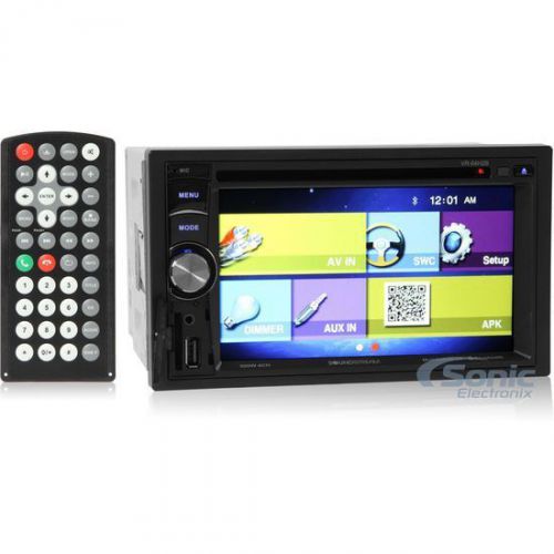 Soundstream vr-64h2b double din bluetooth in-dash dvd car stereo w/ 6.2&#034; screen