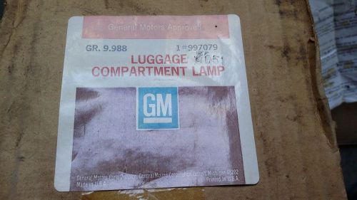 Nos -  &#039;82-&#039;88  gm luggage compartment lamp wiring harness #997079