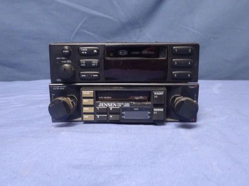 2 car radios jensen and kia  cassette