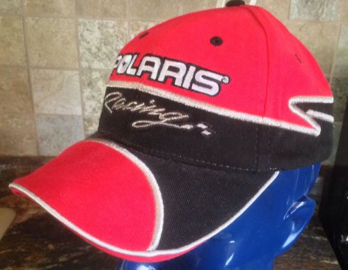 Adjustable polaris racing baseball cap hat