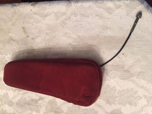 1992-1996 ford truck or bronco red velour driver side seat arm rest